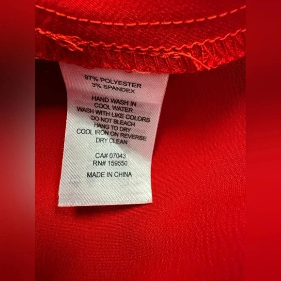 Rachel Zoe NWT Red Maxi Skirt Size 10 - Picture 9 of 9